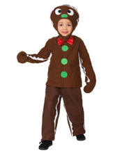 Load image into Gallery viewer, Little Gingerbread Man Costume Alternative View 3.jpg
