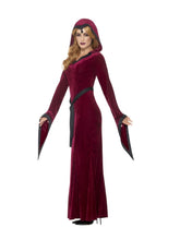 Load image into Gallery viewer, Medieval Vampiress Costume Alternative View 1.jpg
