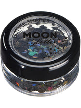 Load image into Gallery viewer, Moon Glitter Holographic Glitter Shapes