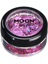 Load image into Gallery viewer, Moon Glitter Holographic Glitter Shapes