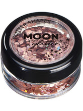 Load image into Gallery viewer, Moon Glitter Holographic Glitter Shapes