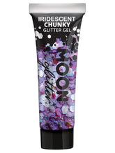 Load image into Gallery viewer, Moon Glitter Iridescent Chunky Glitter Gel