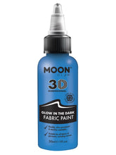 Load image into Gallery viewer, Glow in the Dark Fabric Paint by Moon Glow