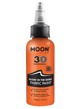 Load image into Gallery viewer, Glow in the Dark Fabric Paint by Moon Glow