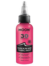 Load image into Gallery viewer, Glow in the Dark Fabric Paint by Moon Glow