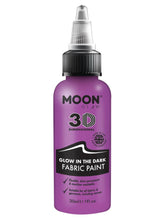 Load image into Gallery viewer, Glow in the Dark Fabric Paint by Moon Glow