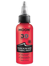 Load image into Gallery viewer, Glow in the Dark Fabric Paint by Moon Glow