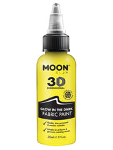 Load image into Gallery viewer, Glow in the Dark Fabric Paint by Moon Glow