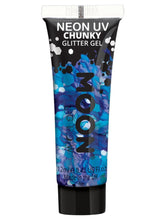 Load image into Gallery viewer, Moon Glow Neon UV Chunky Glitter Gel