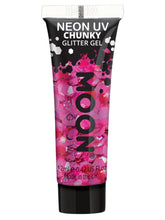 Load image into Gallery viewer, Moon Glow Neon UV Chunky Glitter Gel