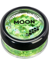 Load image into Gallery viewer, Moon Glow Neon UV Chunky Glitter