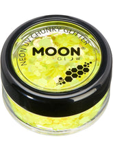 Load image into Gallery viewer, Moon Glow Neon UV Chunky Glitter