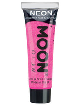 Load image into Gallery viewer, Moon Glow Neon UV Fine Glitter Gel