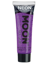 Load image into Gallery viewer, Moon Glow Neon UV Fine Glitter Gel
