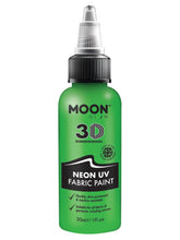 Load image into Gallery viewer, Moon Glow Neon UV Intense Fabric Paint 30ml