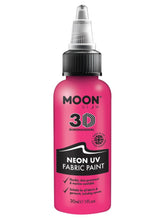Load image into Gallery viewer, Moon Glow Neon UV Intense Fabric Paint 30ml