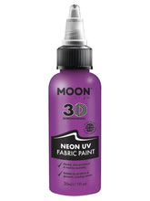Load image into Gallery viewer, Moon Glow Neon UV Intense Fabric Paint 30ml