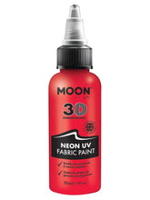Load image into Gallery viewer, Moon Glow Neon UV Intense Fabric Paint 30ml