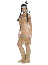 Load image into Gallery viewer, Native American Inspired Lady Costume Alternative View 3.jpg
