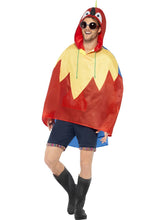 Load image into Gallery viewer, Parrot Party Poncho Alternative View 3.jpg
