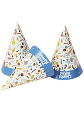 Load image into Gallery viewer, Peter Rabbit Movie Tableware Party Hats x8 Alternative 1
