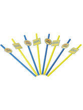 Load image into Gallery viewer, Peter Rabbit Movie Tableware Party Straws x8 Alternative 1
