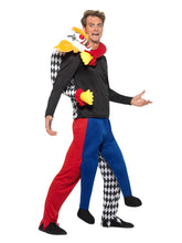 Load image into Gallery viewer, Piggyback Kidnap Clown Costume Alternative View 1.jpg
