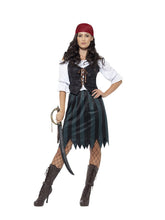 Load image into Gallery viewer, Pirate Deckhand Costume, with Skirt Alternative View 3.jpg
