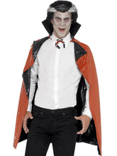 Load image into Gallery viewer, PVC Reversible Vampire Cape Alternative View 1.jpg
