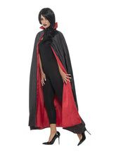 Load image into Gallery viewer, Reversible Vampire Cape Alternative View 1.jpg
