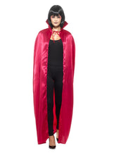 Load image into Gallery viewer, Satin Devil Cape Alternative View 1.jpg
