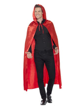 Load image into Gallery viewer, Satin Hooded Cape Alternative View 1.jpg
