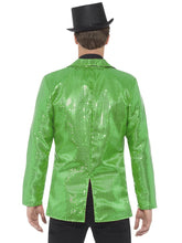 Load image into Gallery viewer, Sequin Jacket, Mens, Green Alternative View 2.jpg

