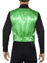 Load image into Gallery viewer, Sequin Waistcoat, Green Alternative View 2.jpg
