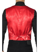 Load image into Gallery viewer, Sequin Waistcoat, Red Alternative View 2.jpg
