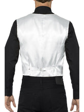 Load image into Gallery viewer, Sequin Waistcoat, Silver Alternative View 2.jpg
