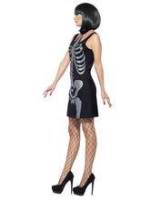 Load image into Gallery viewer, Skeleton Costume, with Shift Dress Alternative View 1.jpg
