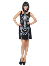 Load image into Gallery viewer, Skeleton Costume, with Shift Dress
