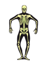 Load image into Gallery viewer, Skeleton Second Skin Costume, Black Alternative View 3.jpg