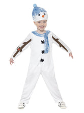 Load image into Gallery viewer, Snowman Toddler Costume Alternative View 3.jpg