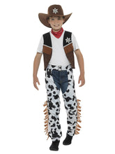 Load image into Gallery viewer, Texan Cowboy Costume, Child, Brown &amp; Black
