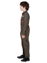 Load image into Gallery viewer, Top Gun Kids Costume with Jumpsuit
