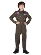Load image into Gallery viewer, Top Gun Kids Costume with Jumpsuit
