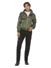 Load image into Gallery viewer, Top Gun Maverick Bomber Jacket Green Alternative 1
