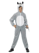 Load image into Gallery viewer, Wolf Costume, Child, with Hooded Jumpsuit

