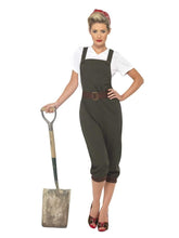 Load image into Gallery viewer, WW2 Land Girl Costume, Green
