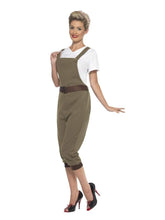 Load image into Gallery viewer, WW2 Land Girl Costume, Khaki Alternative View 1.jpg
