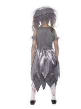 Load image into Gallery viewer, Zombie Bride Costume, Grey Alternative View 2.jpg

