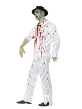 Load image into Gallery viewer, Zombie Gangster Costume, White Alternative View 1.jpg
