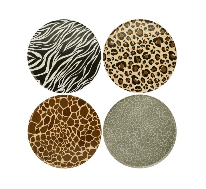 Animal Safari Print Plates